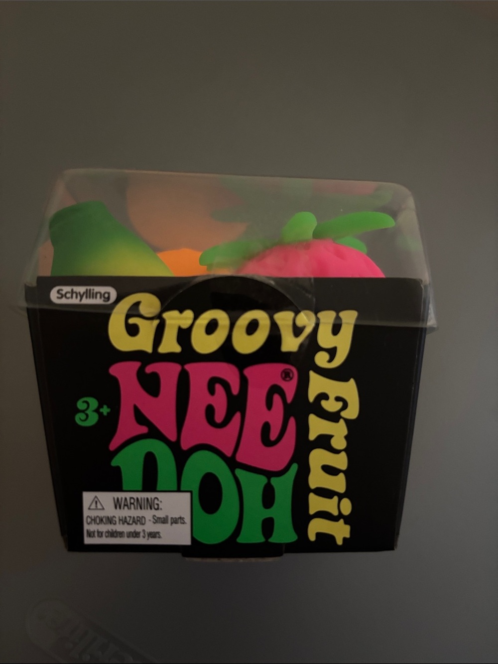 Groovy Nee Doh Fruit Stress Toy Set - Pink & Green